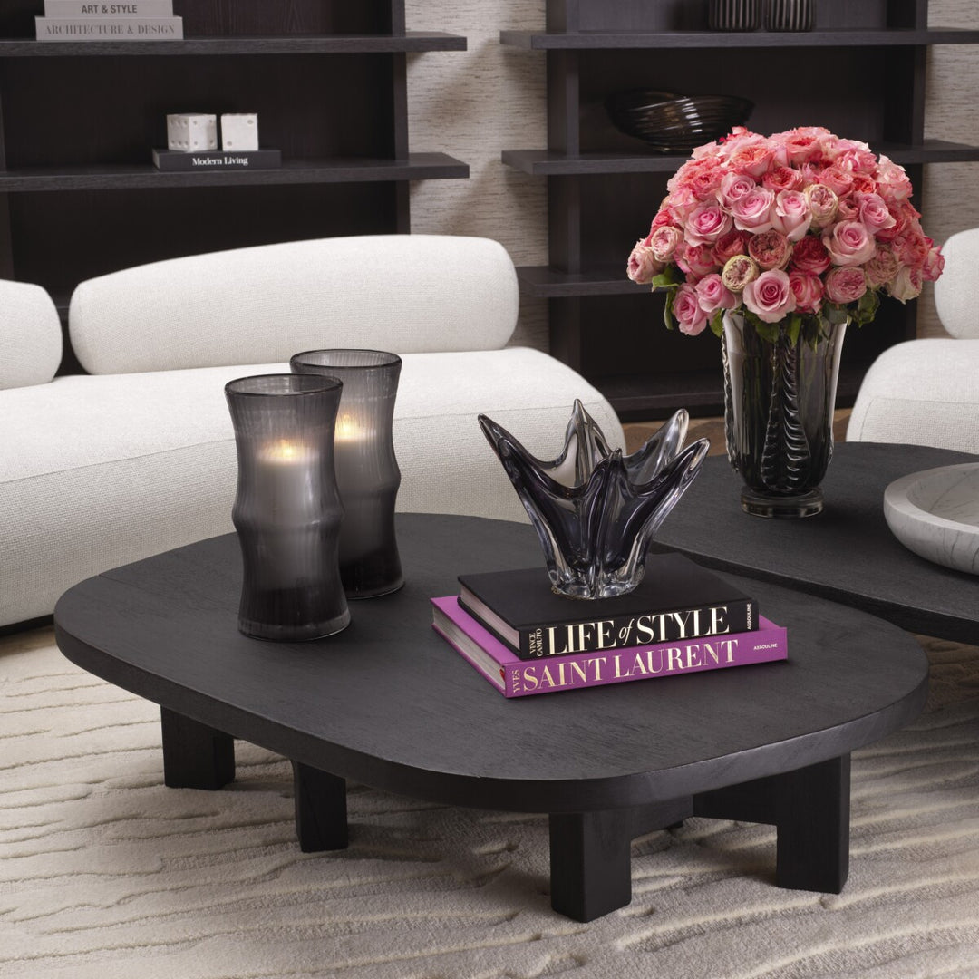 Vase Thiara Hand Blown Glass Grey Colour Accessories Eichholtz