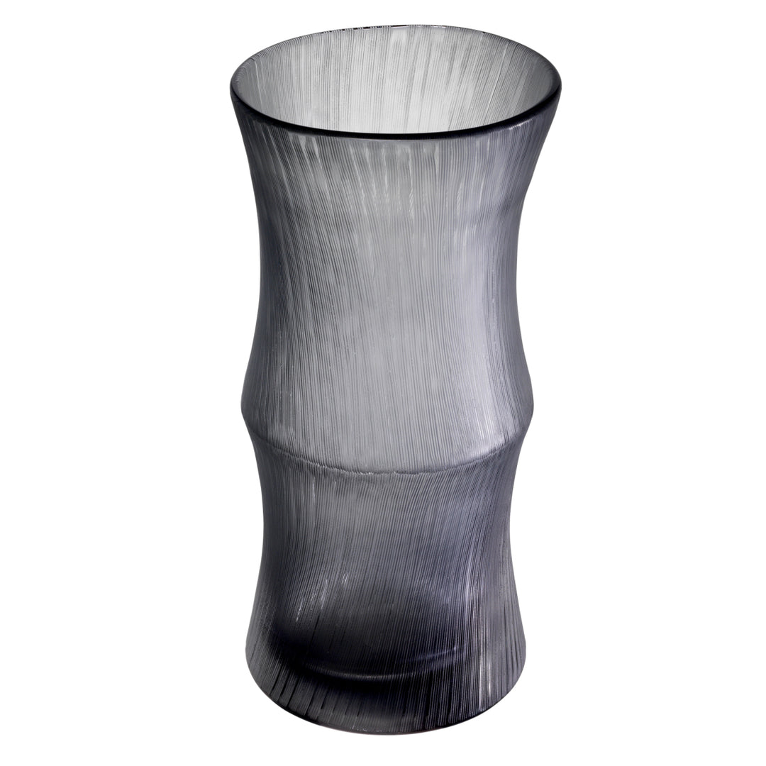 Vase Thiara Hand Blown Glass Grey Colour Accessories Eichholtz
