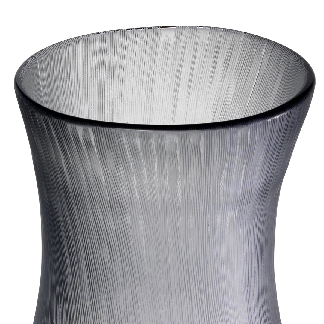 Vase Thiara Hand Blown Glass Grey Colour Accessories Eichholtz