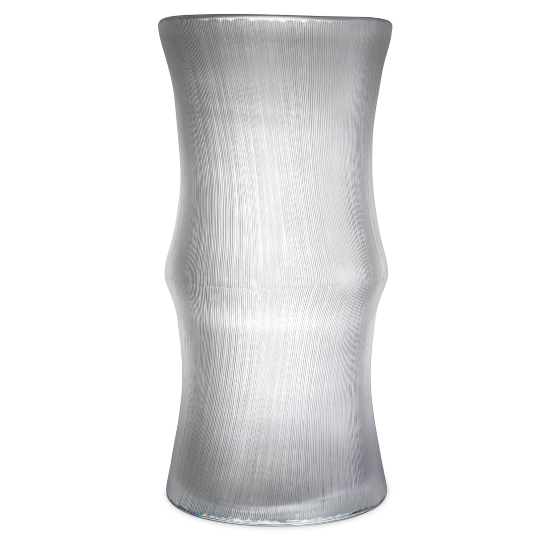 Vase Thiara Hand Blown Glass Clear Accessories Eichholtz