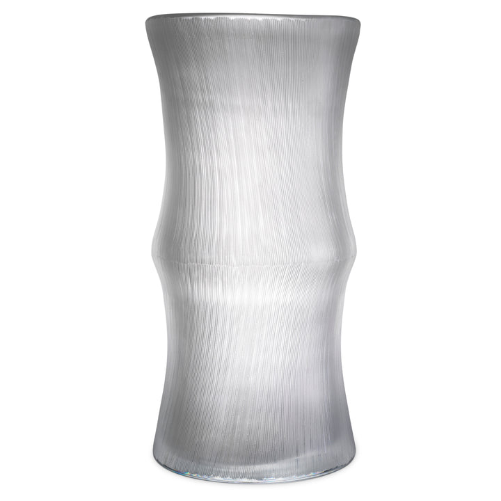 Vase Thiara Hand Blown Glass Clear Accessories Eichholtz