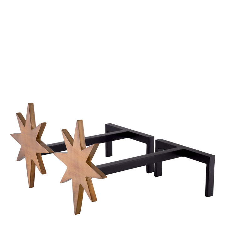 Andiron Star Set Of 2 Accessories Eichholtz