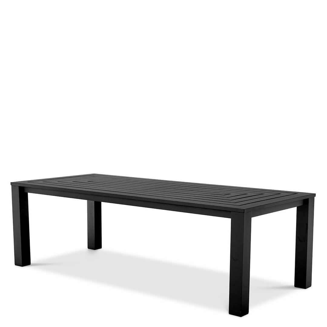Outdoor Dining Table Vistamar Black Finish Dining Tables Eichholtz