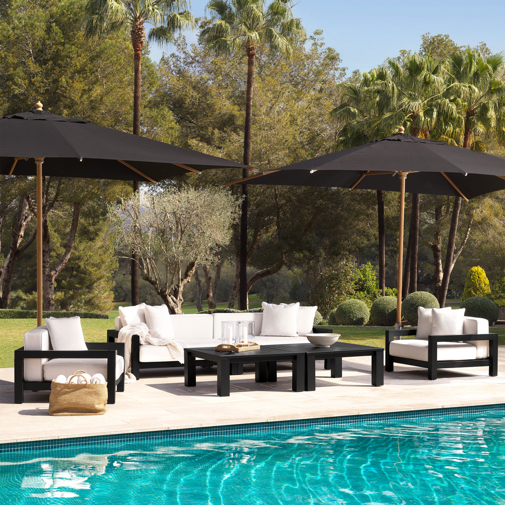 Outdoor Chair Cap-Antibes Black Finish Outdoor Eichholtz