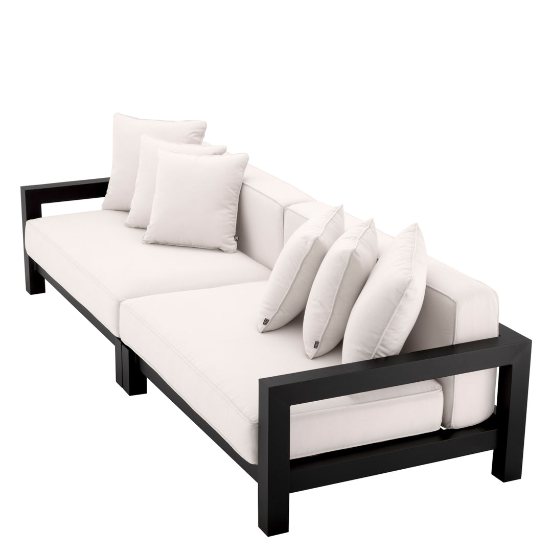 Outdoor Sofa Cap-Antibes Black Finish Outdoor Eichholtz