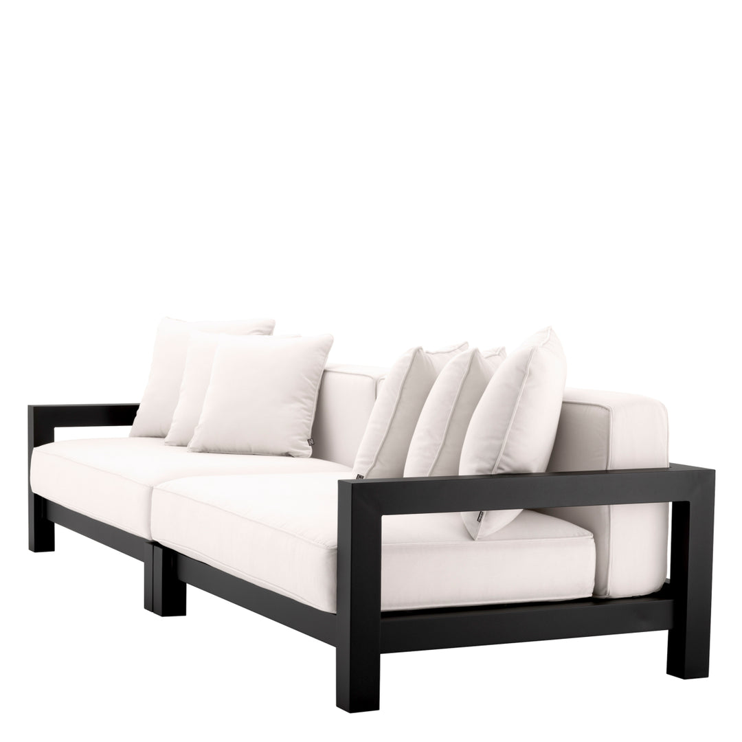 Outdoor Sofa Cap-Antibes Black Finish Outdoor Eichholtz