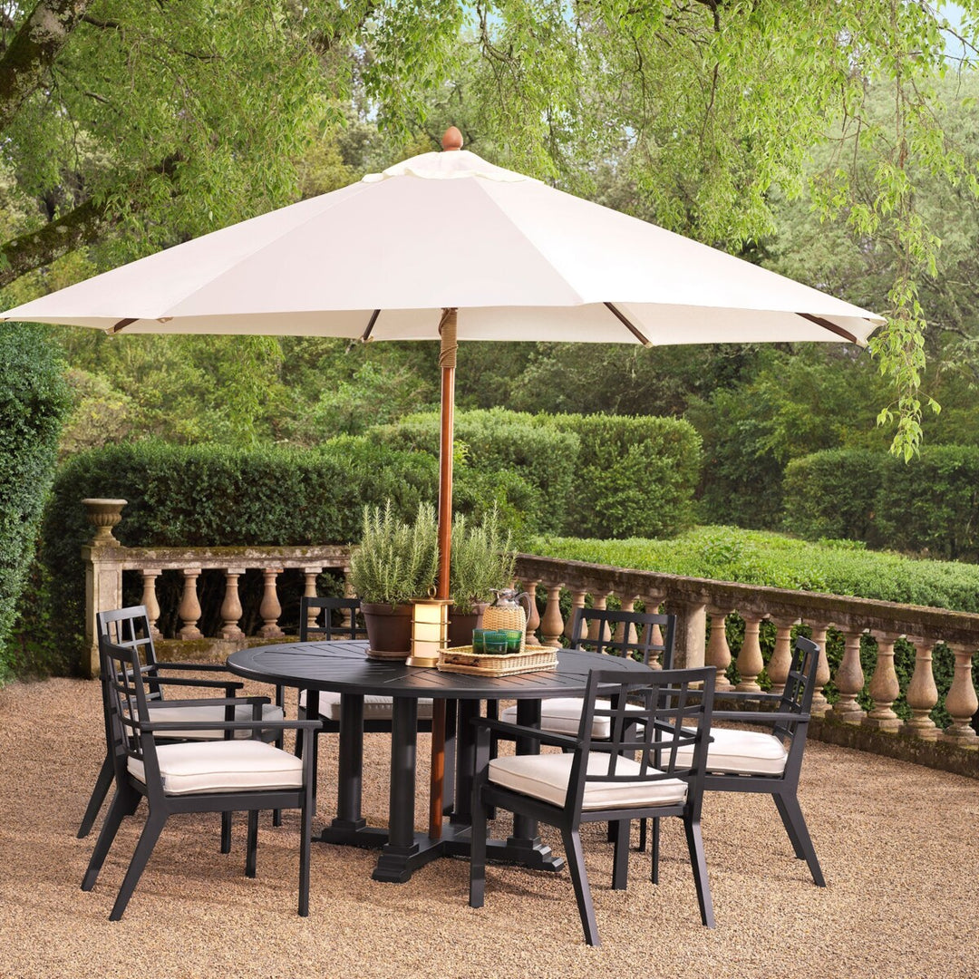 Outdoor Dining Chair Cap-Ferrat Black Finish Outdoor Eichholtz