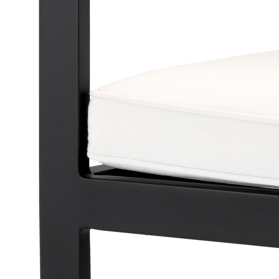 Outdoor Dining Chair Cap-Ferrat Black Finish Outdoor Eichholtz
