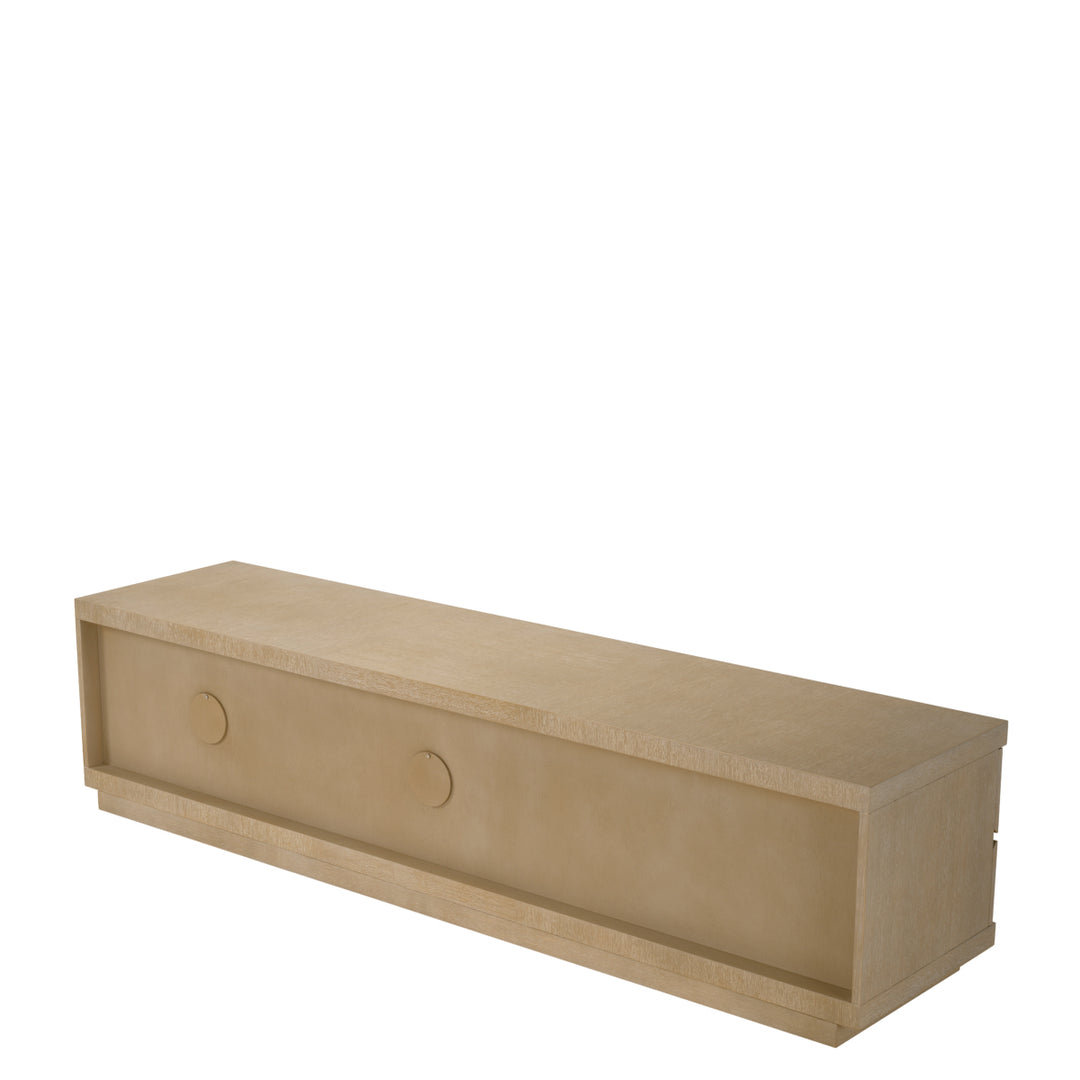 Tv Cabinet Crosby Washed Oak Veneer Cabinets Eichholtz