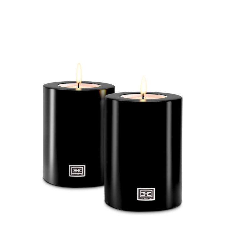 Artificial Candle Ø 10 X H. 15 Cm Set Of 2 Accessories Eichholtz