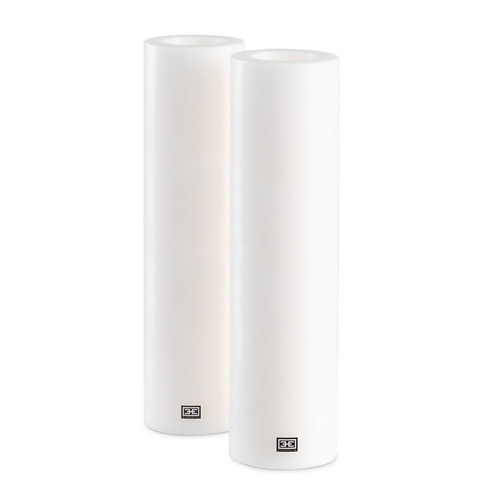 Artificial Candle Ø 12 X H. 45 Cm Set Of 2 Accessories Eichholtz