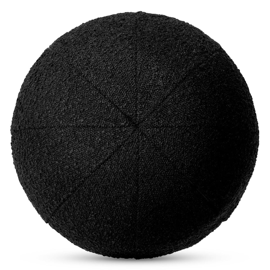 Cushion Palla L Boucl&Eacute; Black Accessories Eichholtz