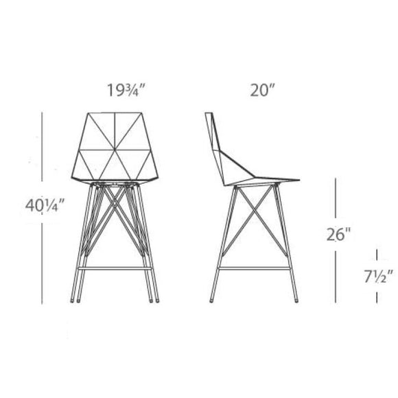 Faz Stool (Set of 4) Outdoor Vondom   