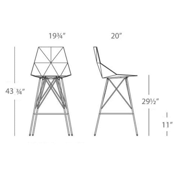 Faz Stool (Set of 4) Outdoor Vondom   