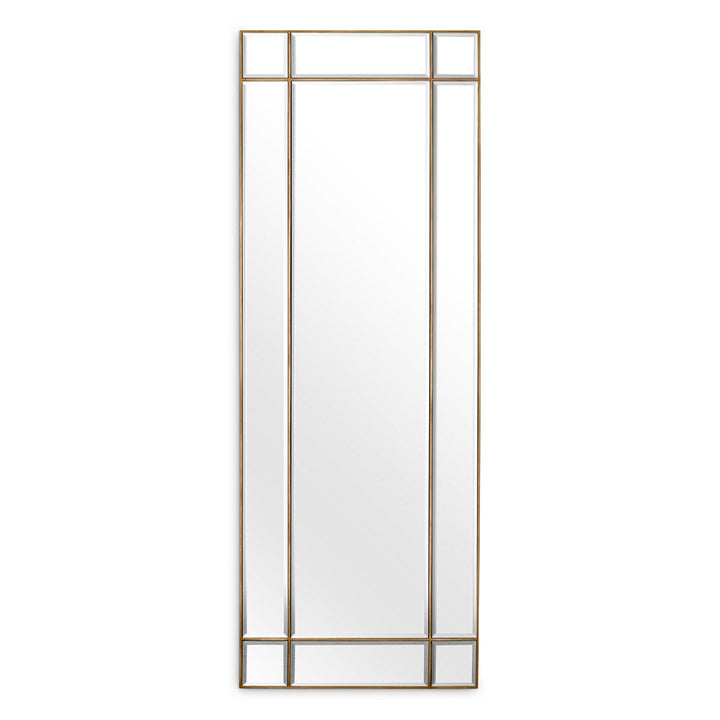 Mirror Beaumont Rectangular Vintage Brass Finish Accessories Eichholtz