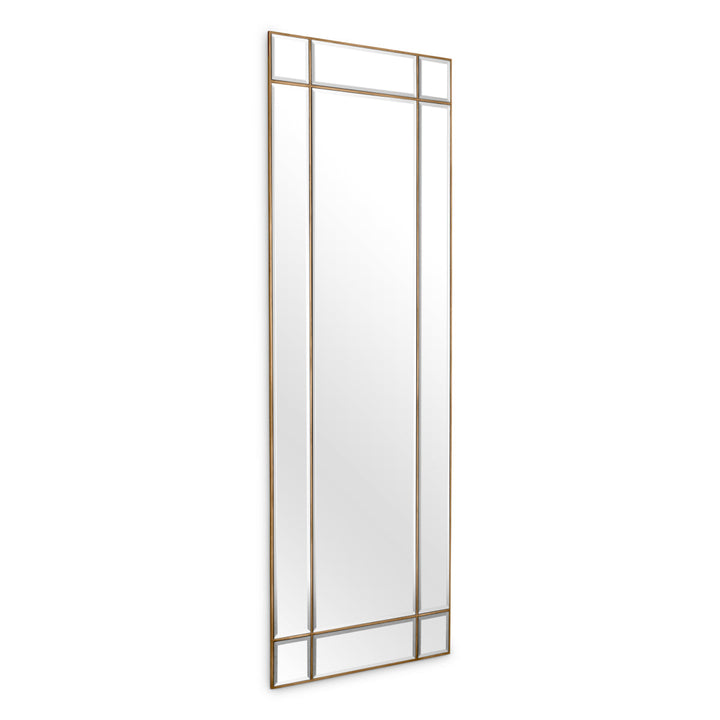 Mirror Beaumont Rectangular Vintage Brass Finish Accessories Eichholtz