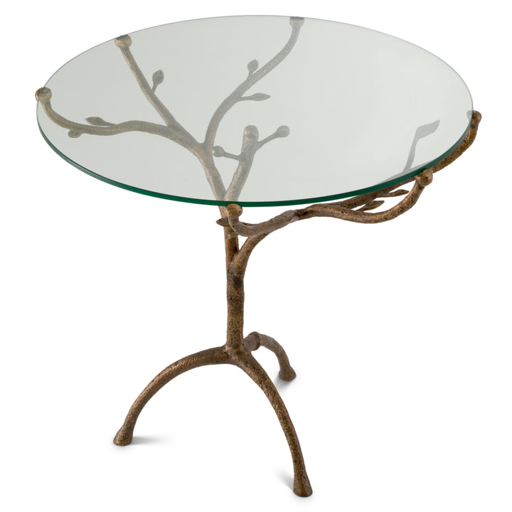 Centre Table Christophe Vintage Brass Finish Tables Eichholtz