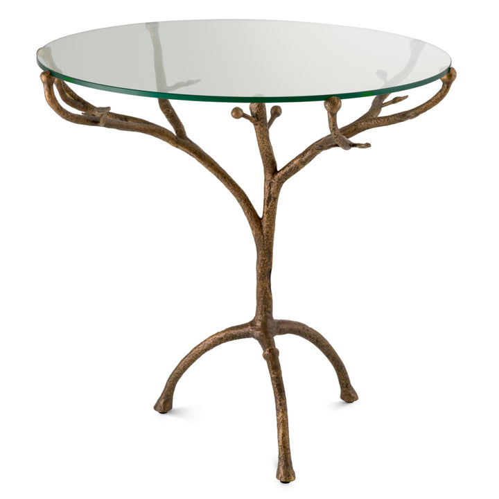 Centre Table Christophe Vintage Brass Finish Tables Eichholtz