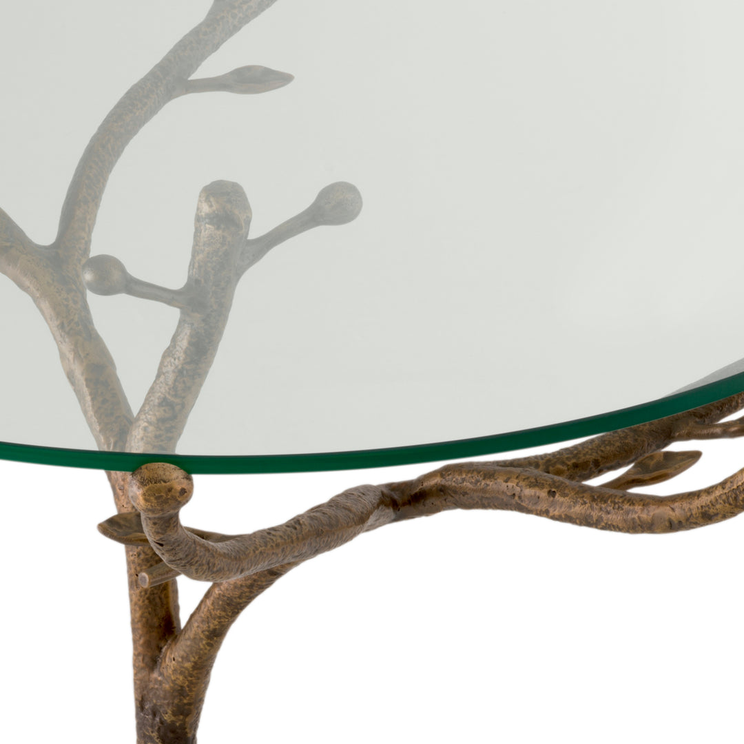 Centre Table Christophe Vintage Brass Finish Tables Eichholtz