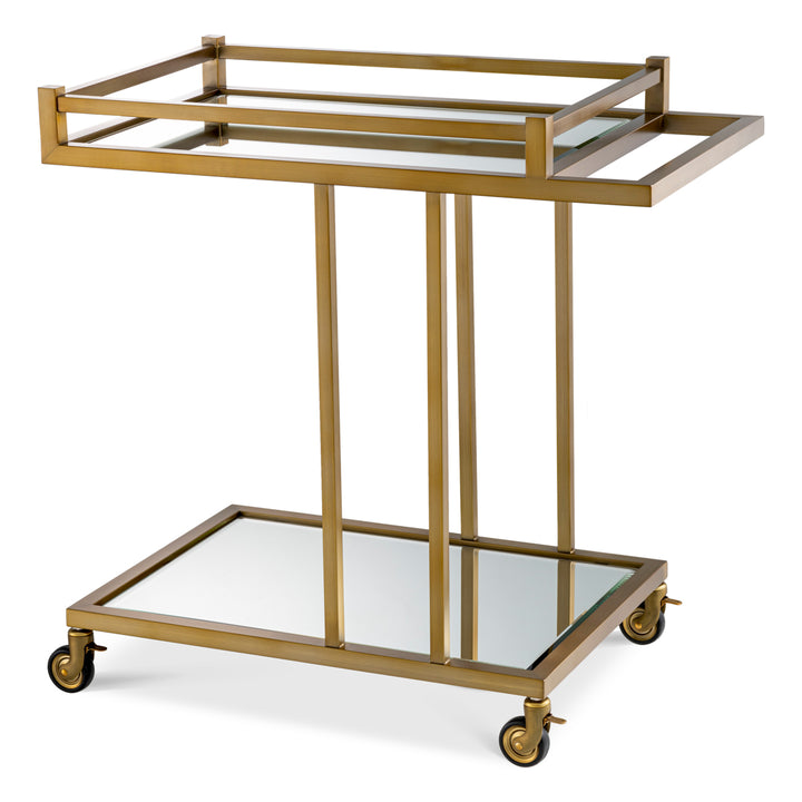 Trolley Beverly Hills Brushed Brass Finish Tables Eichholtz