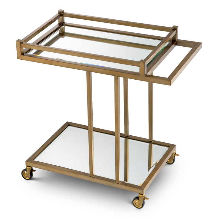 Trolley Beverly Hills Brushed Brass Finish Tables Eichholtz