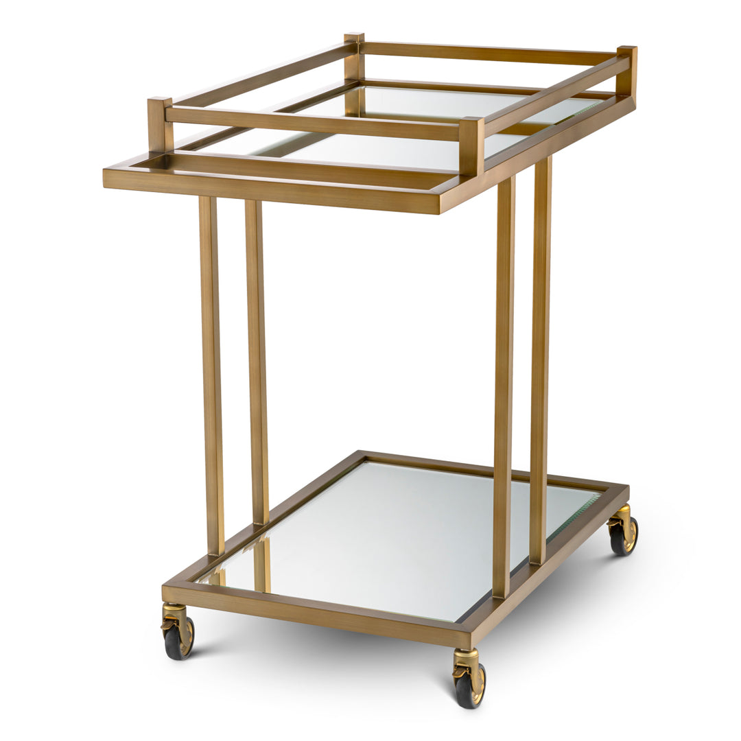 Trolley Beverly Hills Brushed Brass Finish Tables Eichholtz
