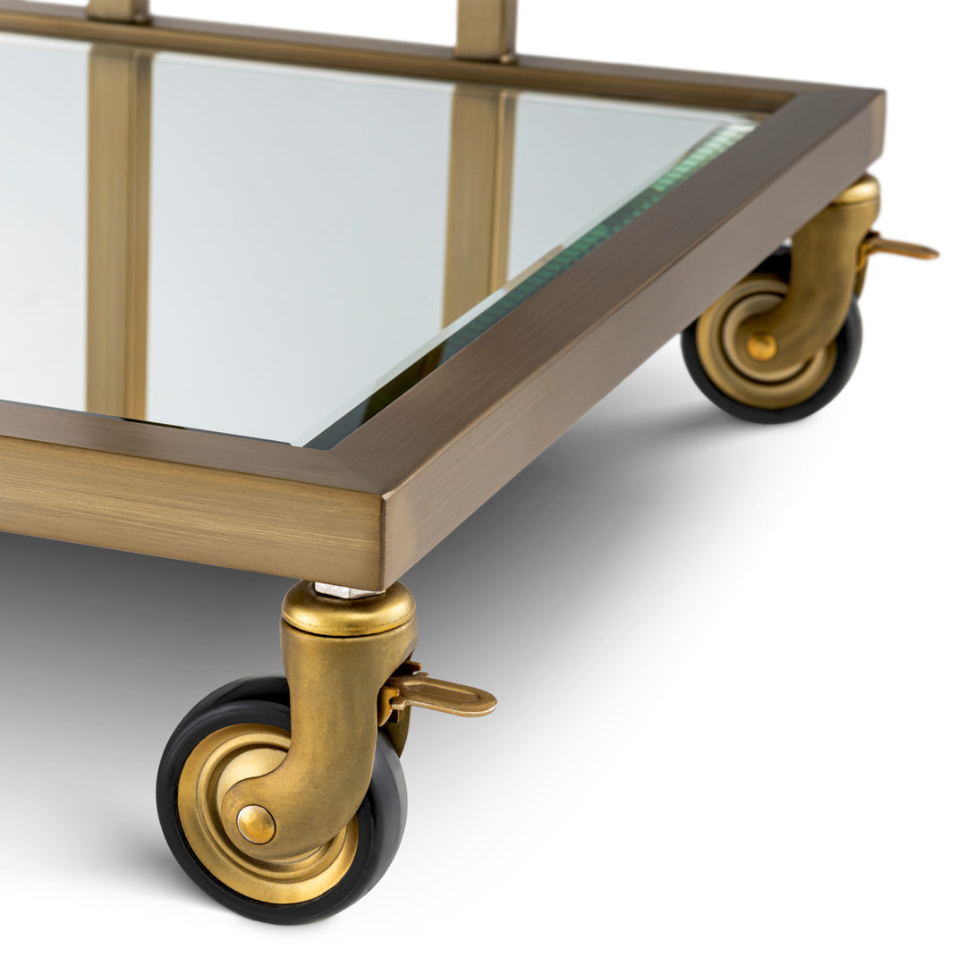 Trolley Beverly Hills Brushed Brass Finish Tables Eichholtz