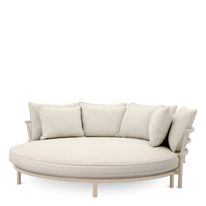 Outdoor Sofa Laguno Round Sand Finish Outdoor Eichholtz