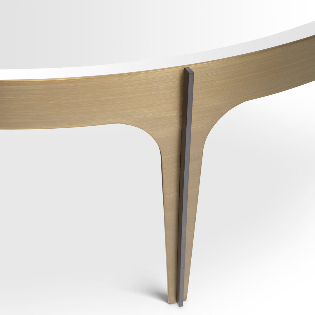 Coffee Table Artemisa L Brushed Brass Finish Furniture Eichholtz