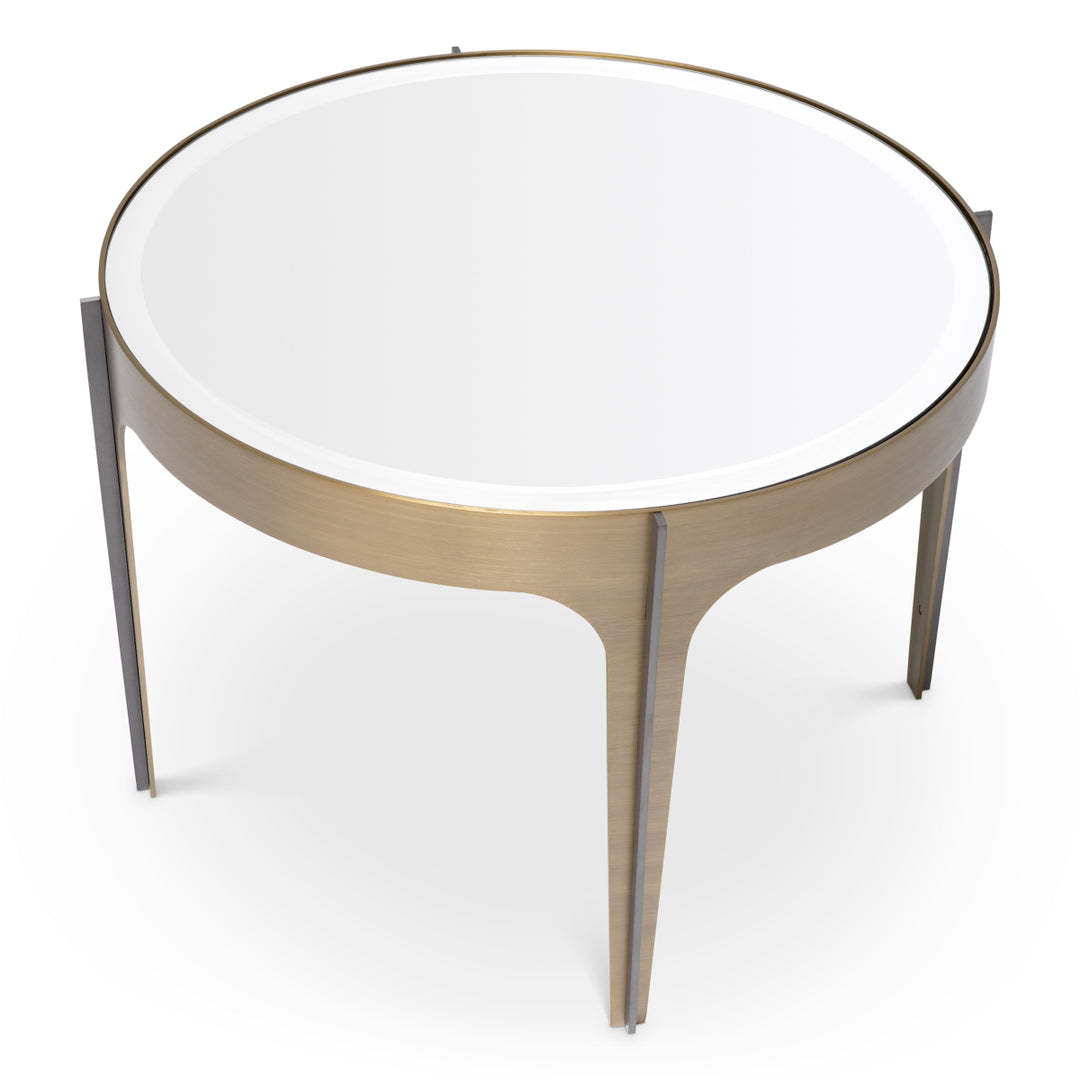 Side Table Artemisa Brushed Brass Finish Tables Eichholtz