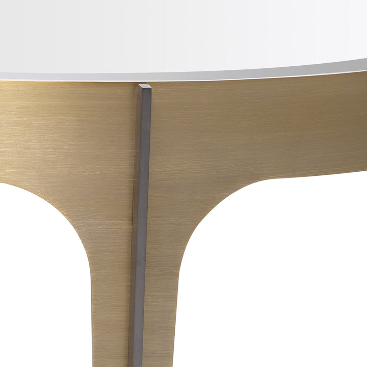 Side Table Artemisa Brushed Brass Finish Tables Eichholtz
