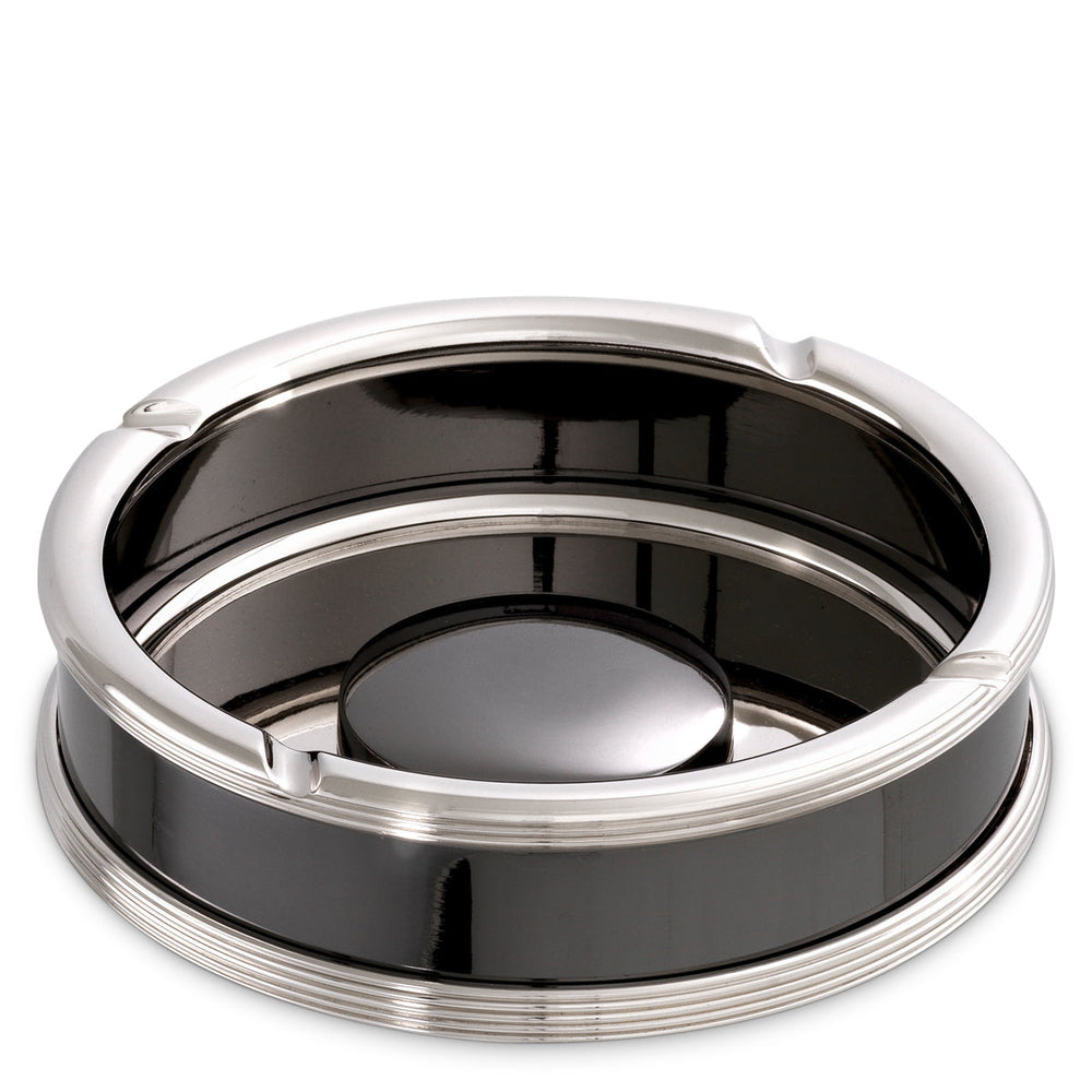 Ashtray Ella Nickel Finish Accessories Eichholtz