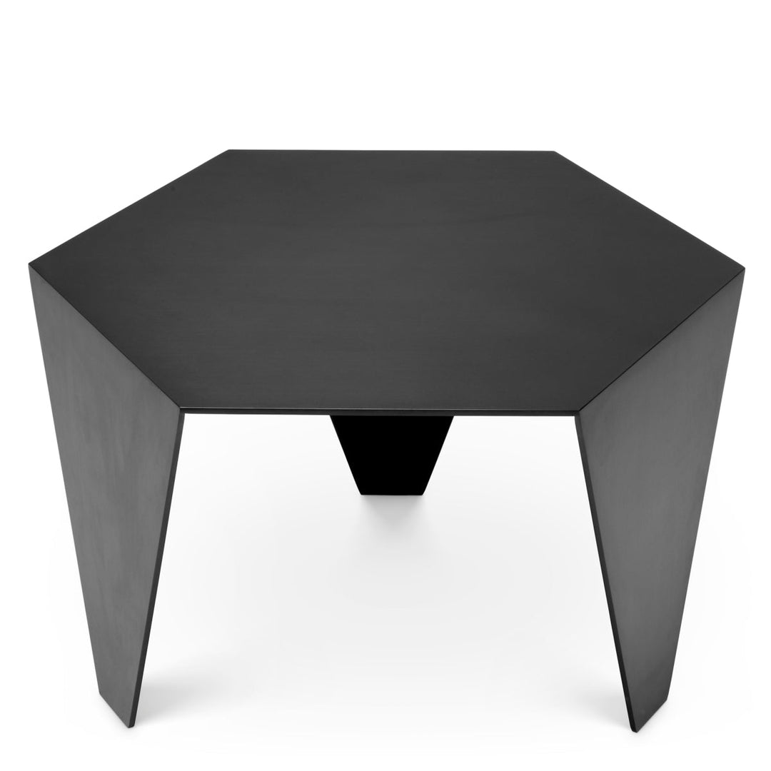 Side Table Metro Chic Bronze Finish Furniture Eichholtz