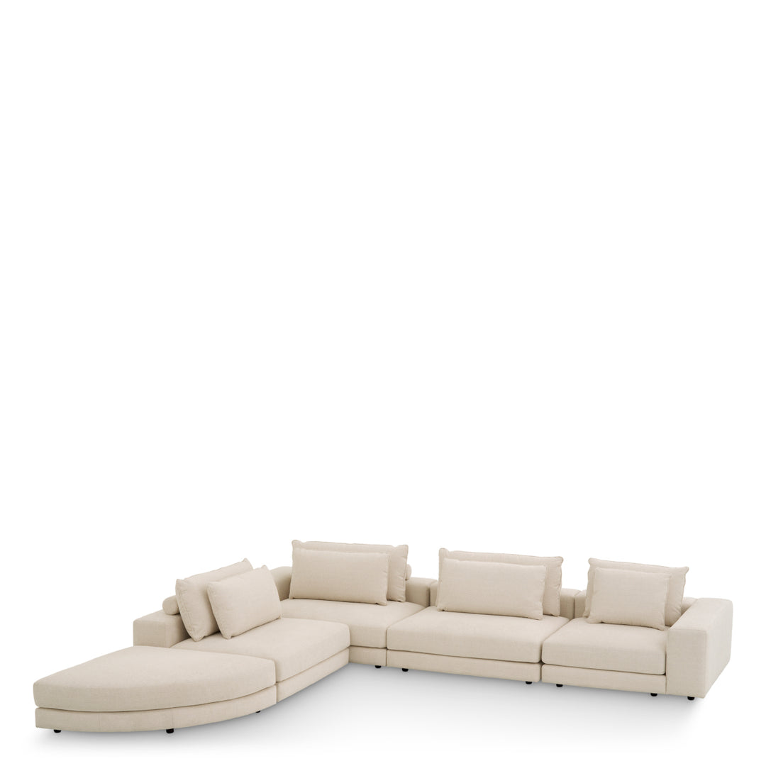 Sofa Lounge Club Nuoro Beige Furniture Eichholtz