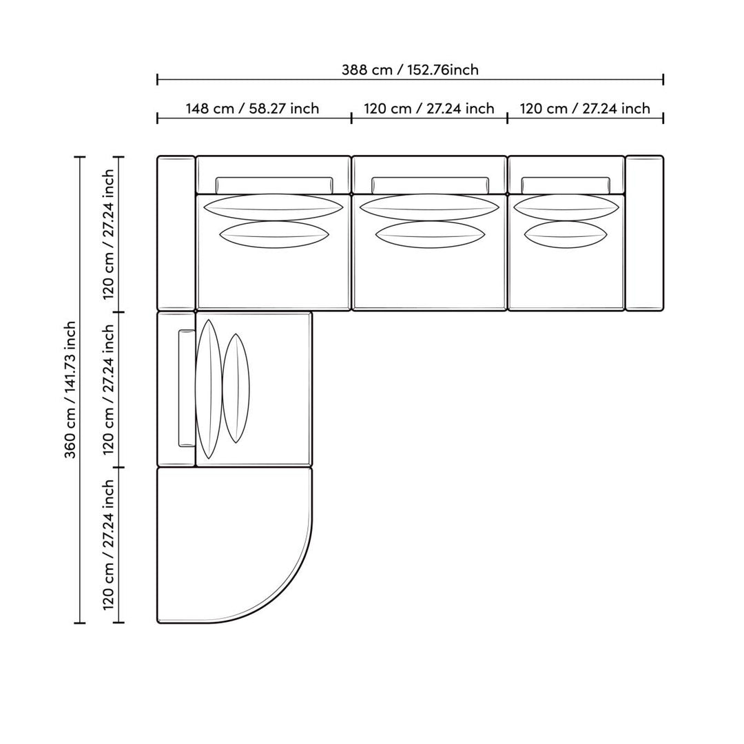Sofa Lounge Club Nuoro Beige Furniture Eichholtz