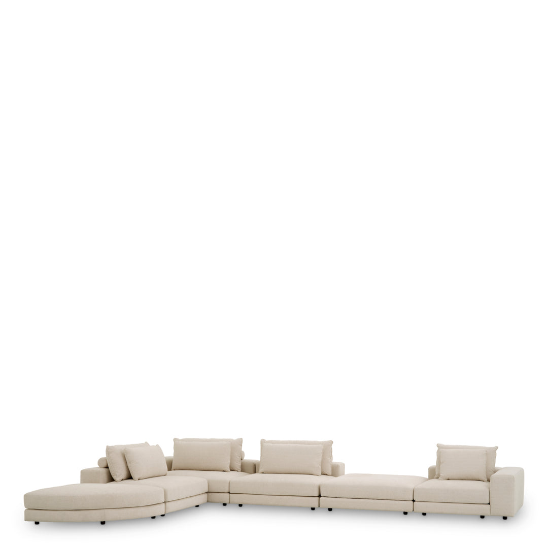 Sofa Lounge Club Nuoro Beige Furniture Eichholtz