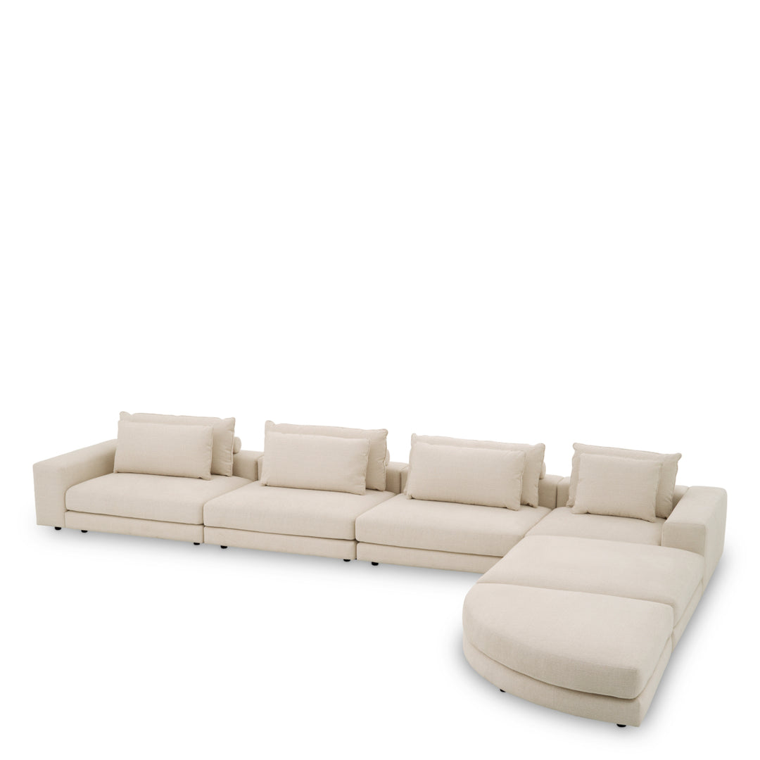 Sofa Lounge Club Nuoro Beige Furniture Eichholtz