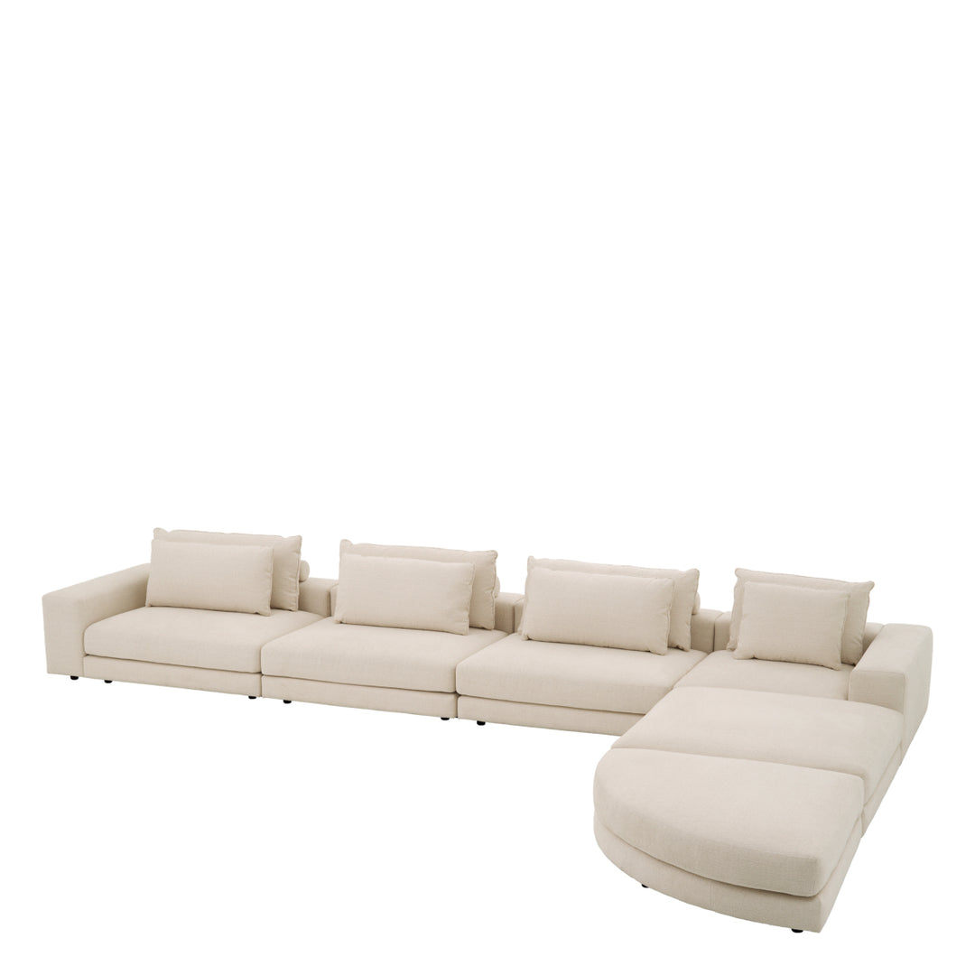 Sofa Lounge Club Nuoro Beige Furniture Eichholtz