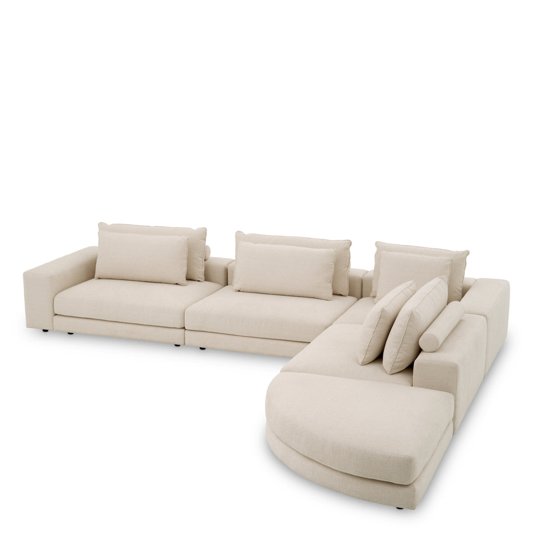 Sofa Lounge Club Nuoro Beige Furniture Eichholtz