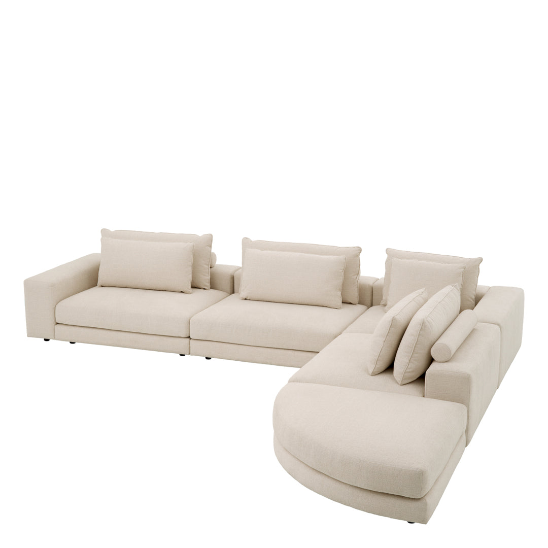 Sofa Lounge Club Nuoro Beige Furniture Eichholtz