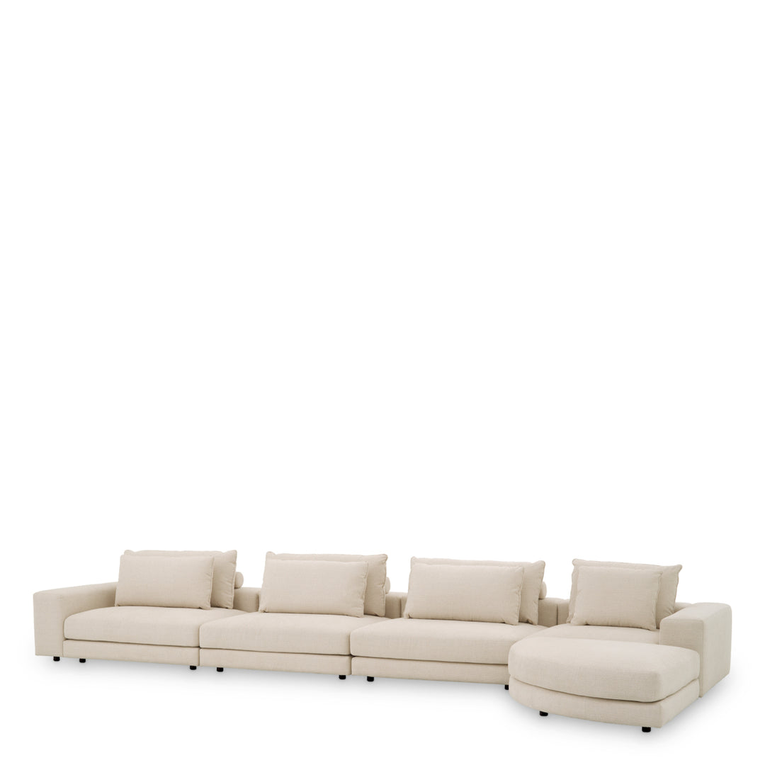 Sofa Lounge Club Nuoro Beige Furniture Eichholtz