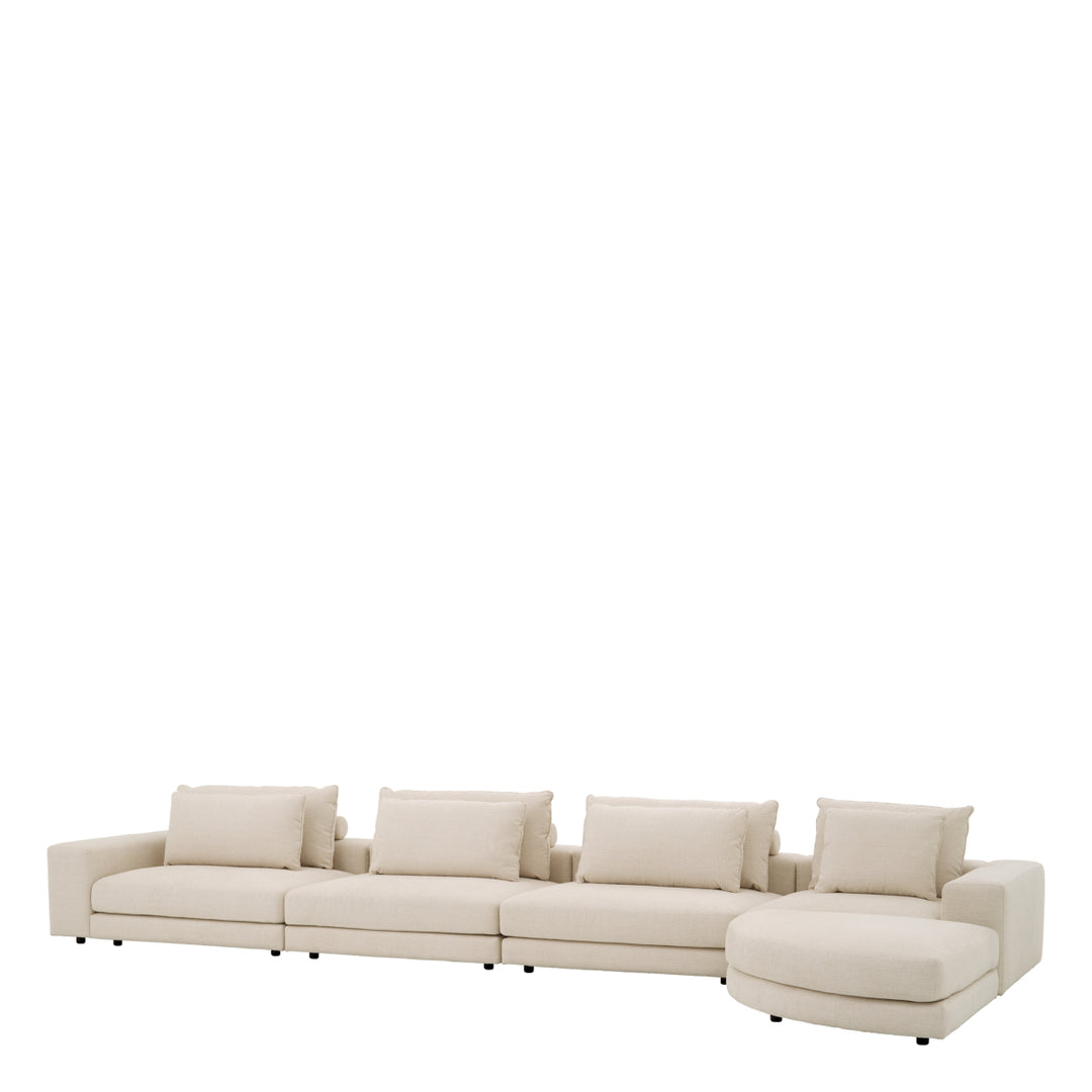 Sofa Lounge Club Nuoro Beige Furniture Eichholtz