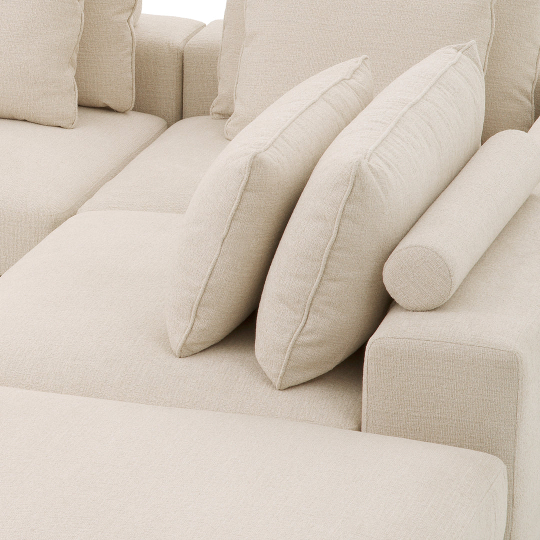 Sofa Lounge Club Nuoro Beige Furniture Eichholtz