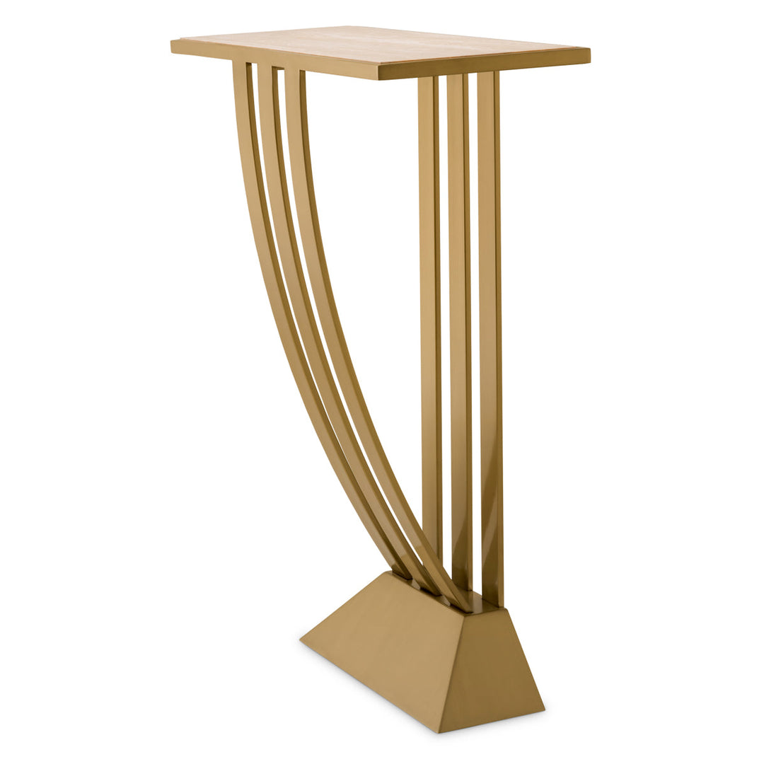 Console Table Beau Deco Brushed Brass Finish Tables Eichholtz