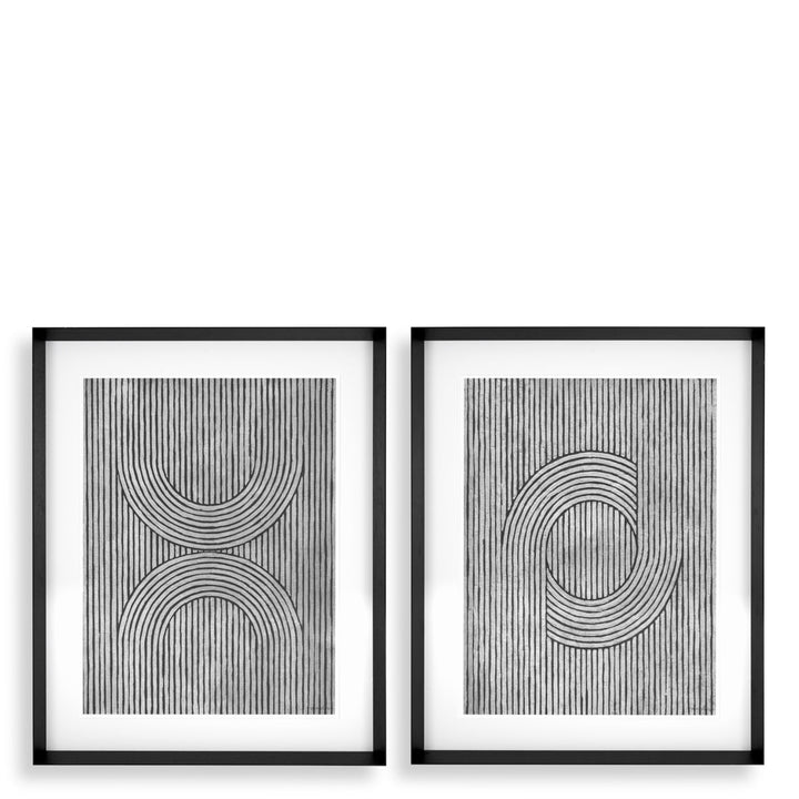 Print Cedar Grooves Set Of 2 Accessories Eichholtz