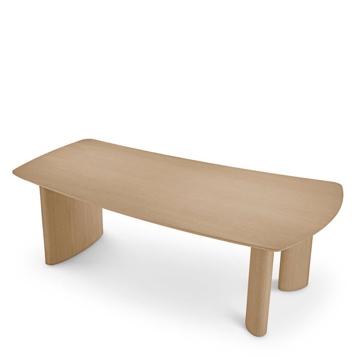 Dining Table Bergman S Natural Oak Veneer Tables Eichholtz