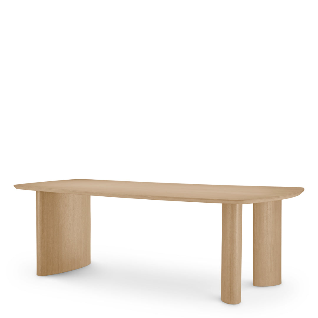 Dining Table Bergman S Natural Oak Veneer Tables Eichholtz