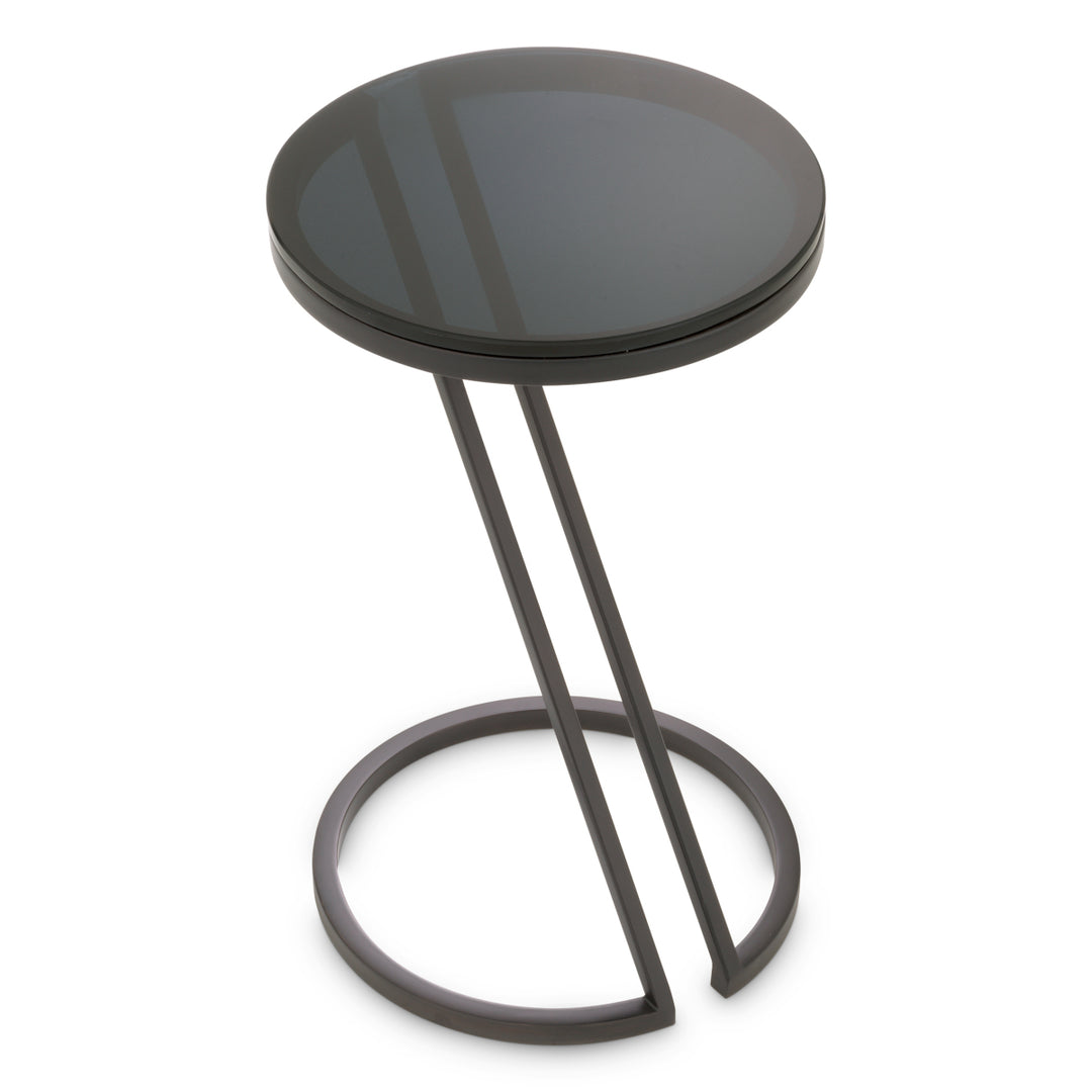 Side Table Falcone Gunmetal Finish Furniture Eichholtz