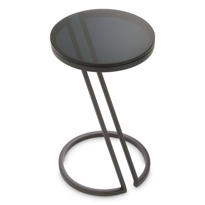 Side Table Falcone Gunmetal Finish Furniture Eichholtz
