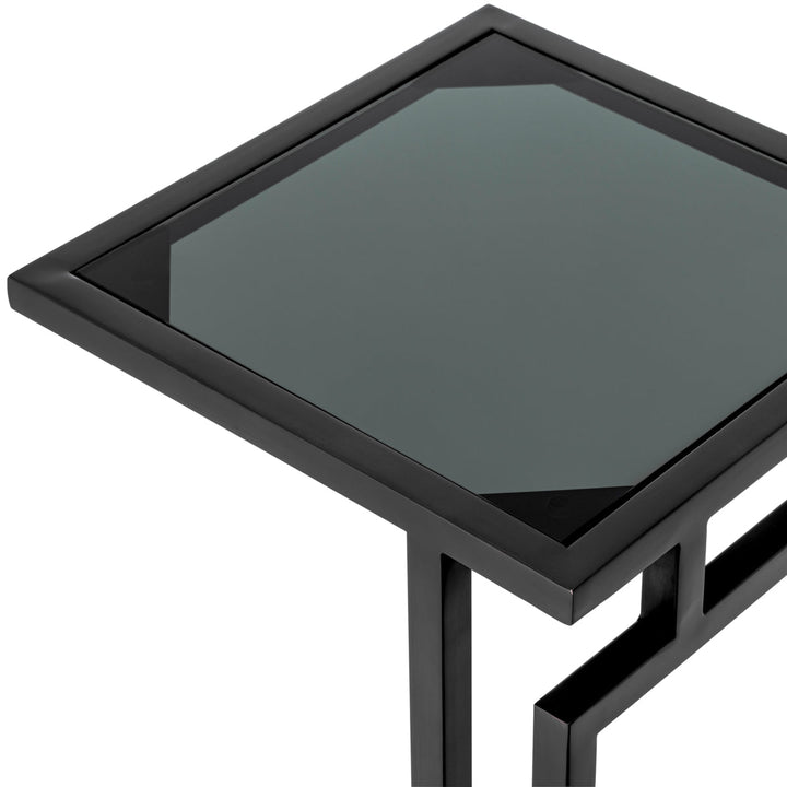 Side Table Marcus Gunmetal Finish Tables Eichholtz